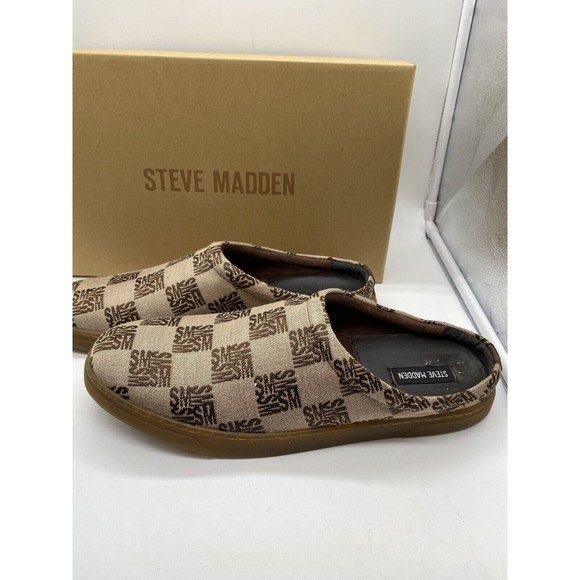 Steve Madden Sandals Mens Size 10 Brown Suede Fabric  Mule main image 6